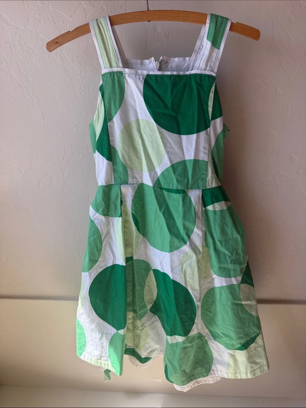 Children place girls size 10 Green Polka Dot Sundress